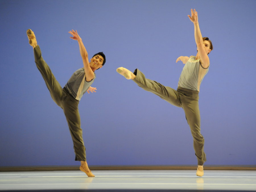 <p><em>Lyric Pieces: </em>Tzu-Chao Chi and Joseph Caley in 'Norwegian Melody'</p>. Credit: Roy Smiljanic.