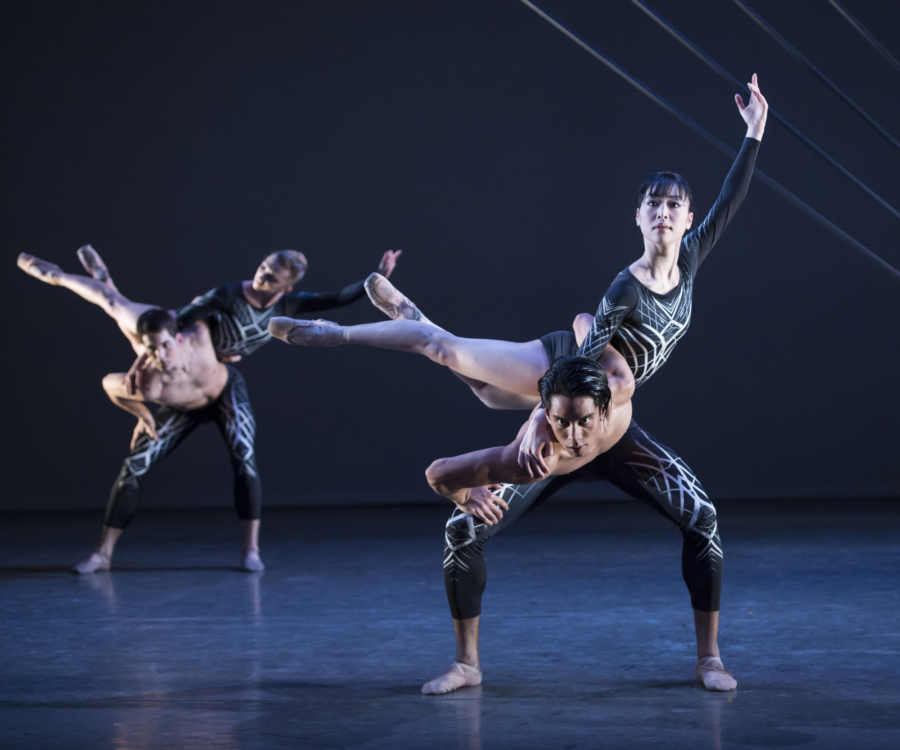 <p><em>Quatrain:</em> Momoko Hirata and Jonathan Caguioa</p>. Credit: Bill Cooper.