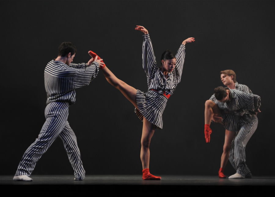 <p><em>In the Upper Room:</em> Momoko Hirata, Mathias Dingman, Natasha Oughtred and Christopher Rodgers-Wilson</p>. Credit: Roy Smiljanic.