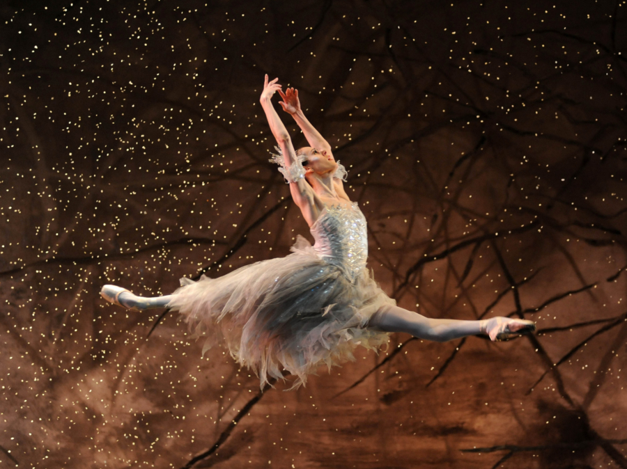 <p><em>The Nutcracker:</em> Samara Downs as the Snow Fairy</p>. Credit: Roy Smiljanic.