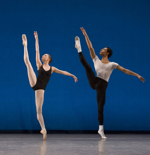 <p><em>Agon: </em>Jenna Roberts and Tyrone Singleton</p>. Credit: Bill Cooper.