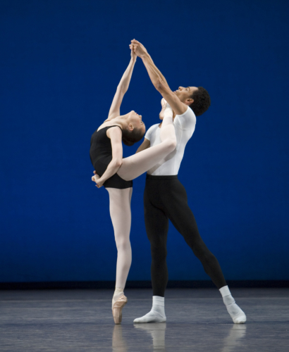 <p><em>Agon: </em>Jenna Roberts and Tyrone Singleton</p>. Credit: Bill Cooper.