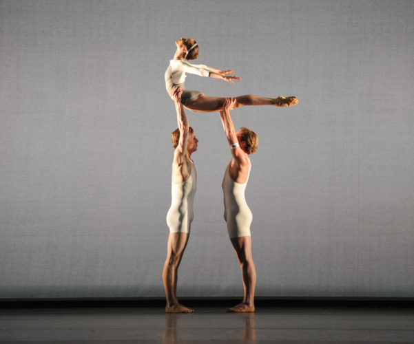 <p><em>Faster: </em>Jenna Roberts, Steven Monteith and Feargus Campbell</p>. Credit: Roy Smiljanic.