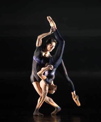 <p><em>E=mc²</em><em>: </em>Yvette Knight and Yasuo Atsuji in 'Energy'</p>. Credit: Bill Cooper.