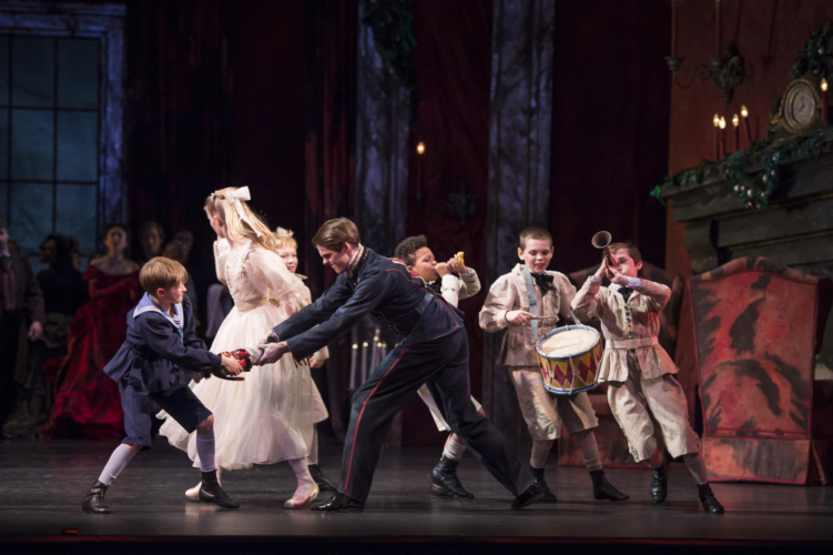 <p><em>The Nutcracker: </em>Lachlan Monaghan as Clara's Dancing Partner</p>. Credit: Bill Cooper.