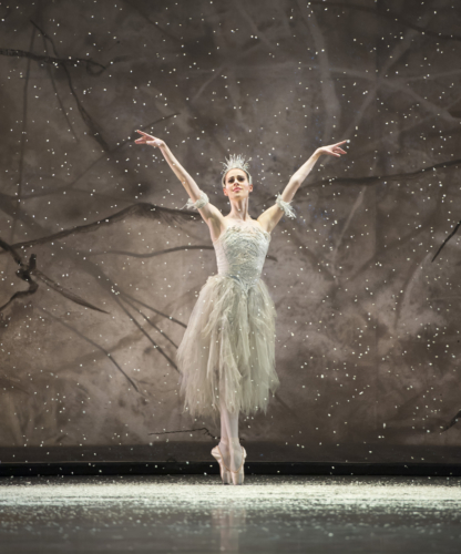<p><em>The Nutcracker: </em>Samara Downs as the Snow Fairy</p>. Credit: Bill Cooper.