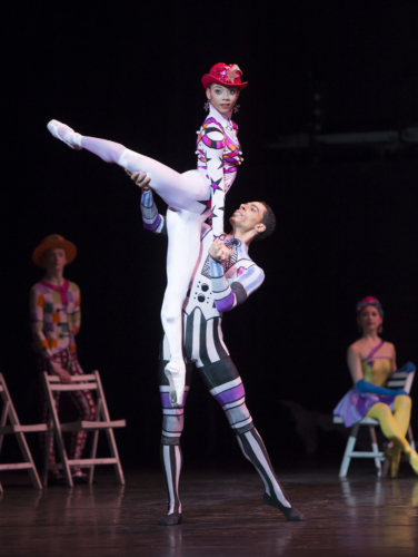 <p><em>Elite Syncopations: </em>Céline Gittens and Tyrone Singleton in 'Bethena Concert Waltz'</p>. Credit: Bill Cooper.
