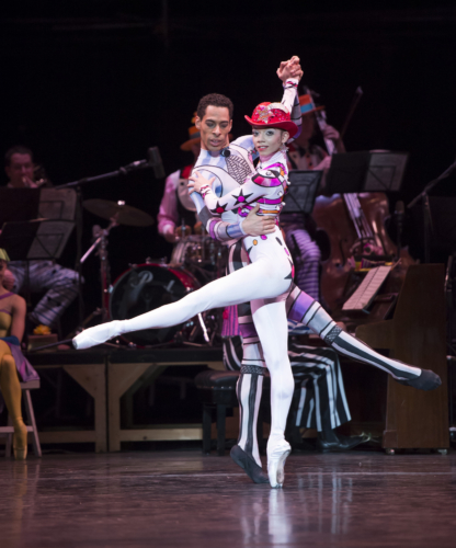 <p><em>Elite Syncopations: </em>Céline Gittens and Tyrone Singleton in 'Bethena Concert Waltz'</p>. Credit: Bill Cooper.