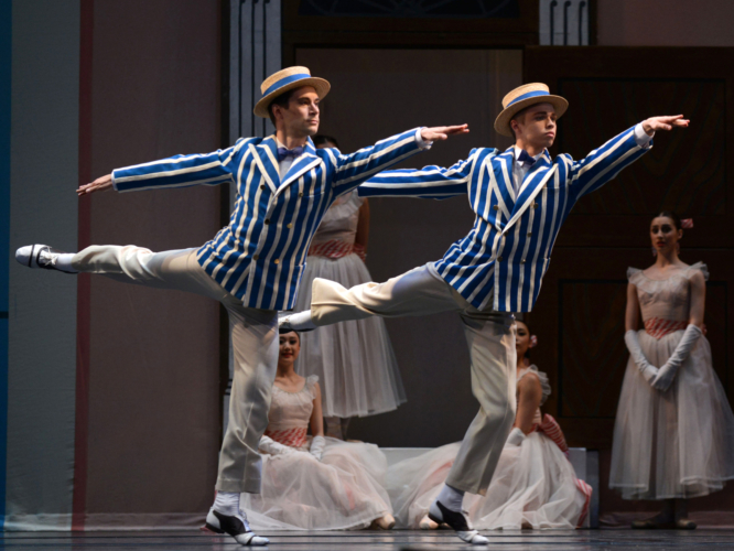 <p><em>Façade: </em>Kit Holder and Lewis Turner in 'Popular Song'</p>. Credit: Roy Smiljanic.