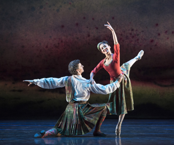 <p><em>Flowers of the Forest: </em>Nao Sakuma and Iain Mackay in 'Four Scottish Dances'</p>. Credit: Bill Cooper.