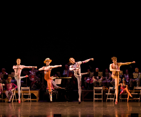 <p><em>Elite Syncopations: </em>Richard Smith, James Barton, Aaron Robison and Valentin Olovyannikov in 'Hot House Rag'</p>. Credit: Bill Cooper.
