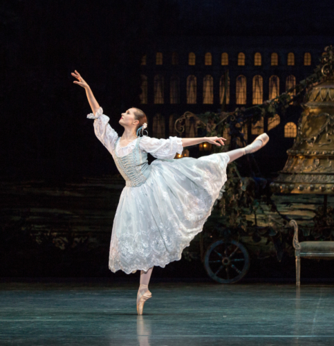 <p><em>Coppélia: </em>Jenna Roberts in 'Prayer'</p>. Credit: Andrew Ross.