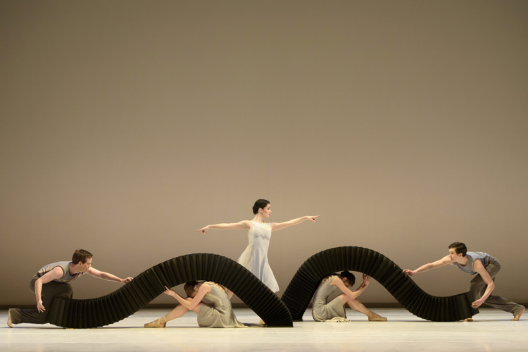 <p><em>Lyric Pieces: </em>Maureya Lebowitz and Artists of Birmingham Royal Ballet in 'March of the Trolls'</p>. Credit: Bill Cooper.