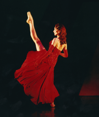 <p><em>The Nutcracker Sweeties:</em> Monica Zamora as Sugar Rum Cherry</p>. Credit: Bill Cooper.