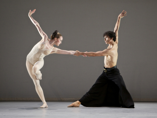 <p><em>Grosse Fuge: </em>Dusty Button and César Morales</p>. Credit: Andrew Ross.
