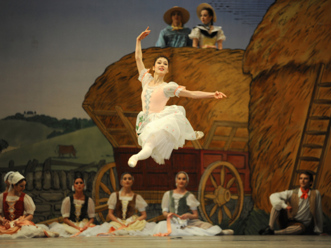 <p><em>La Fille mal gardée</em><em>: </em>Nao Sakuma as Lise</p>. Credit: Roy Smiljanic.