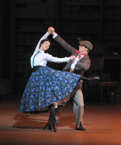 <p><em>Hobson's Choice: </em>Gaylene Cummerfield as Maggie Hobson and Robert Parker as Will Mossop</p>. Credit: Courtesy of Hong Kong Arts Festival.