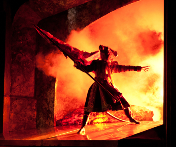 <p><em>The Nutcracker: </em>Tom Rogers as King Rat</p>. Credit: Roy Smiljanic.