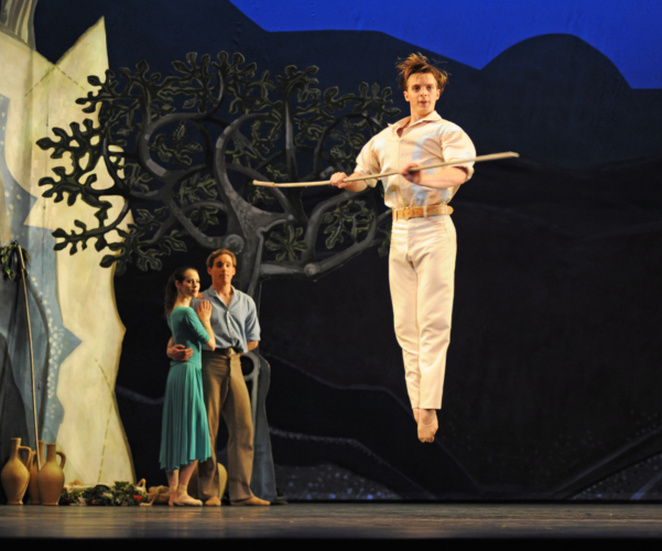 <p><em>Daphnis and Chloë: </em>Joseph Caley as Daphnis</p>. Credit: Roy Smiljanic.