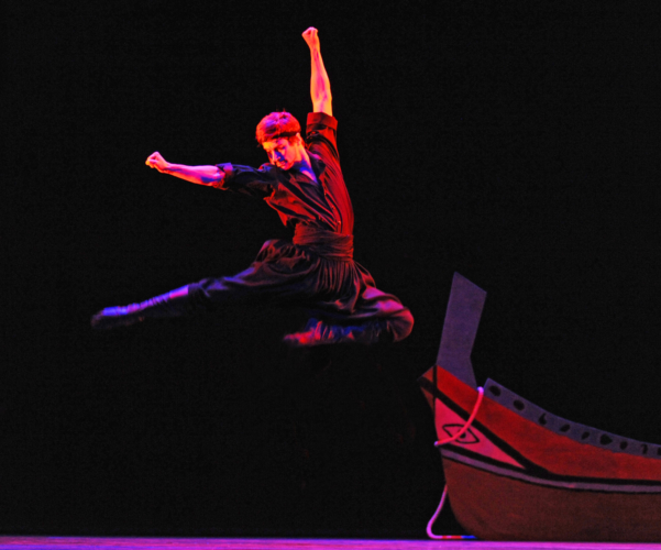 <p><em>Daphnis and Chloë:</em> Kit Holder as a Pirate</p>. Credit: Roy Smiljanic.