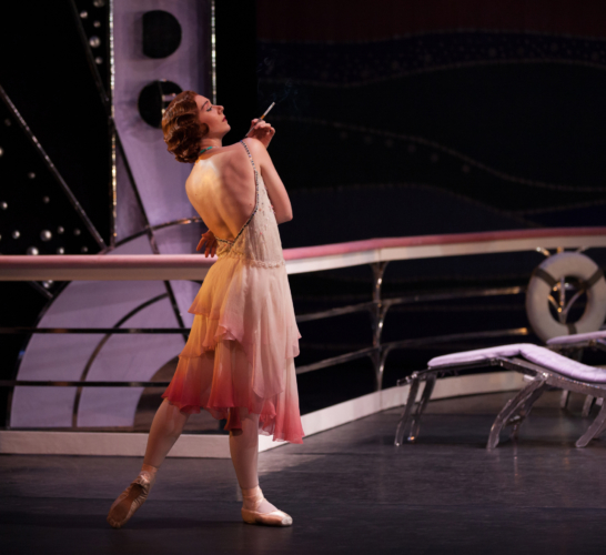 <p><em>The Grand Tour:</em> Elisha Willis as Gertrude Lawrence</p>. Credit: Simon Tomkinson.