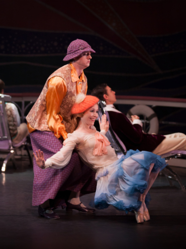 <p><em>The Grand Tour: </em>Carol-Anne Millar as Mary Pickford and Rory Mackay as Gertrude Stein</p>. Credit: Simon Tomkinson.
