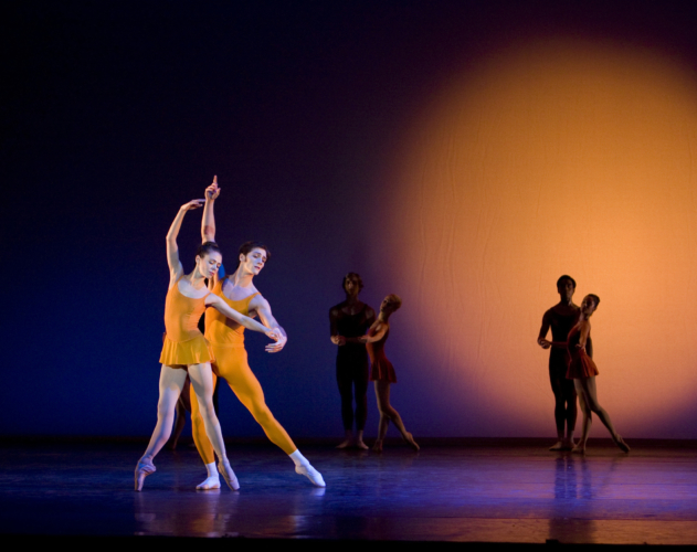 <p><em>Concerto: </em>Natasha Oughtred and Jamie Bond with Artists of Birmingham Royal Ballet</p>. Credit: Bill Cooper.