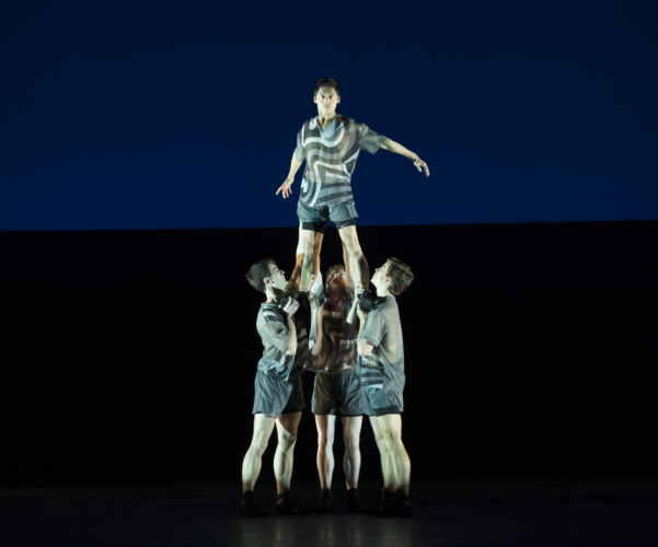 <p><em>Faster: </em>Tzu-Chao Chou with Mathias Dingman, James Barton and Oliver Till</p>. Credit: Bill Cooper.