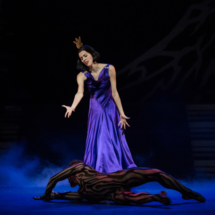 <p><em>The Prince of the Pagodas:</em> Samara Downs as Empress Épine and William Bracewell as the Salamander Prince</p>. Credit: Bill Cooper.