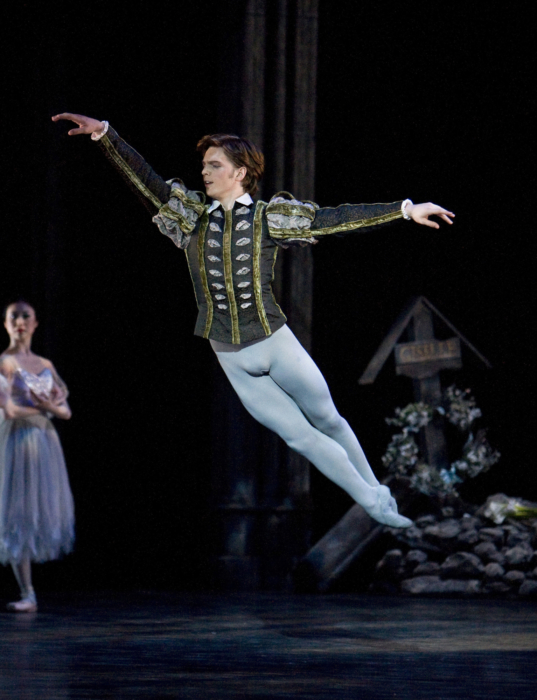 <p><em>Giselle: </em>Joseph Caley as Albrecht</p>. Credit: Bill Cooper.
