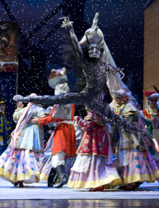 <p><em>Petrushka: </em>Joseph Caley as the Devil</p>. Credit: Bill Cooper.