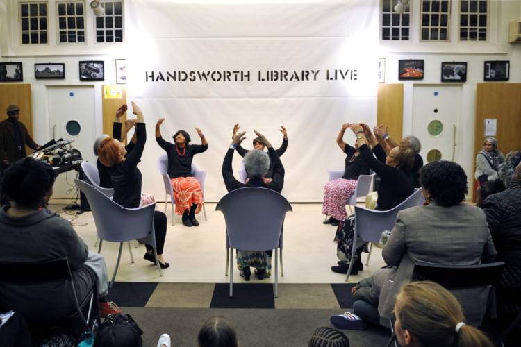 Ballet-what's that?" project. Handsworth Library event 15 February 2014. Credit: Phil Hitchman.