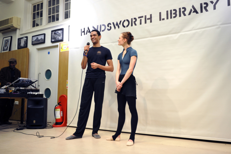 Ballet-what's that?" project. Handsworth Library event 15 February 2014. Credit: Phil Hitchman.
