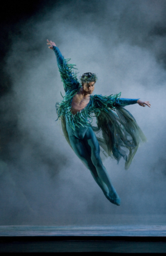 <p><em>The Dream: </em>Matthew Lawrence as Oberon</p>. Credit: Bill Cooper.