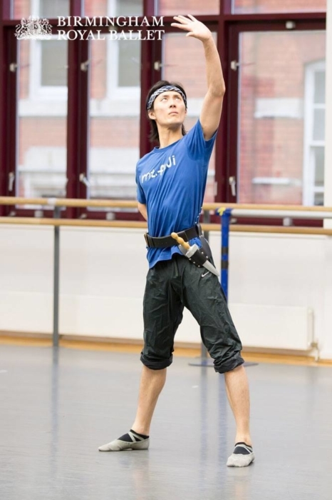 <p><em>The Shakespeare Suite: </em>Yasuo Atsuji in rehearsal</p>. Credit: Andrew Ross.