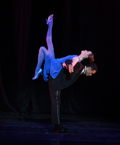 <p>Nine Sinatra Songs: Eilis Small and Brandon Lawrence</p>. Credit: © Bill Cooper.