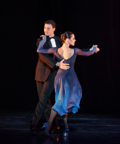 <p>Nine Sinatra Songs: Samara Downs and Tom Rogers</p>. Credit: © Bill Cooper.