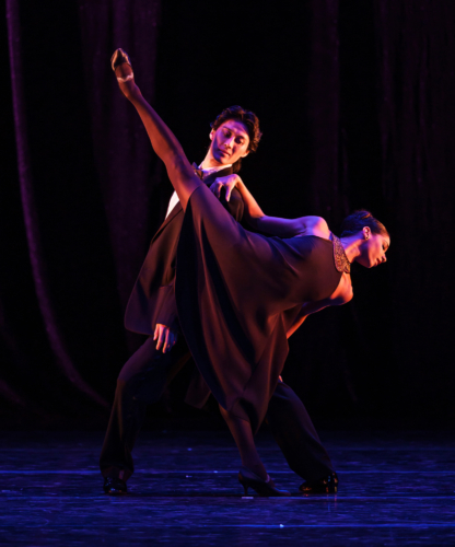 <p>Nine Sinatra Songs: Céline Gittens and Yasuo Atsuji</p>. Credit: © Bill Cooper.