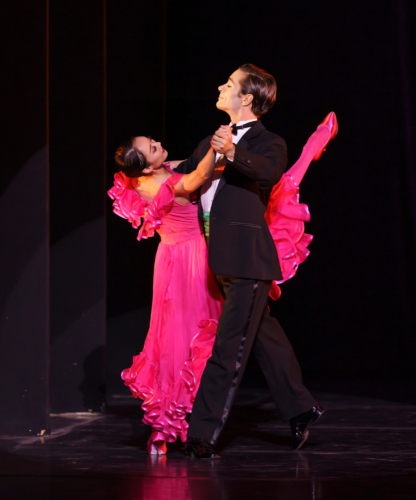 <p>Nine Sinatra Songs: Miki Mizutani and Kit Holder</p>. Credit: © Bill Cooper.