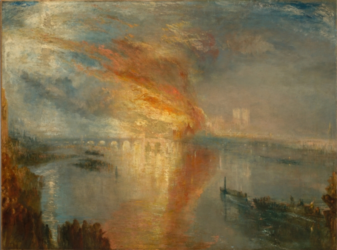 The Burning Of The House Of Lords And Commons.